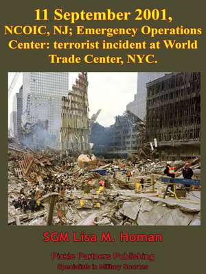 cover image of 11 September 2001, NCOIC, NJ; Emergency Operations Center